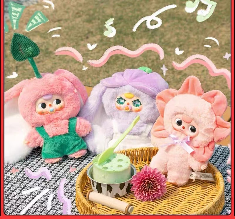 Babythree baby three years old spring where series plush blind box hand hangings
