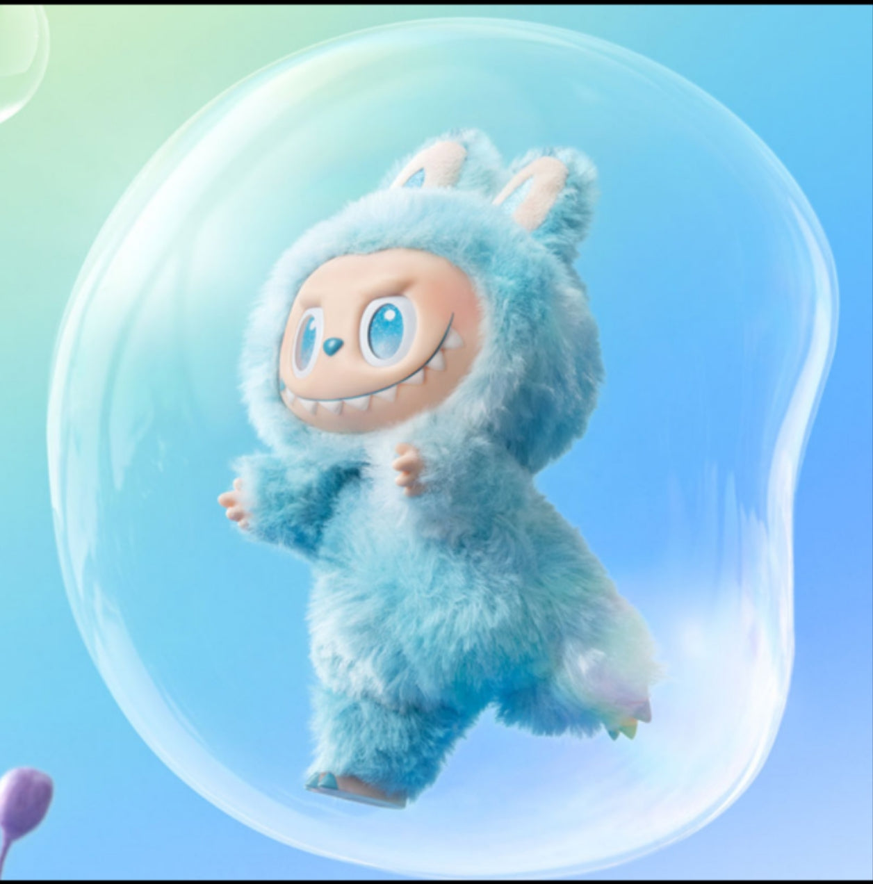 Pop Mart Labubu V3 The Monsters Big into Energy Series Vinyl Plush Pendant Sealed Case